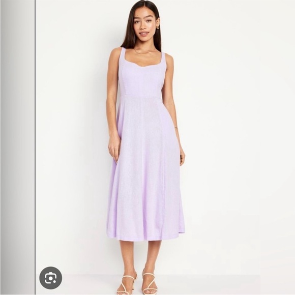 Old Navy Dresses & Skirts - Linen midi dress